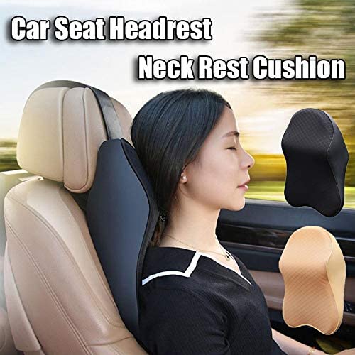 Car Neck Cushion for Driving, Car Seat Neck Pillow, Headrest Cushion for Neck Pain Relief & Cervical Support, Car Seat Headrest Neck Rest Cushion 3D Memory Foam Soft Breathable Seat Headrest Pad