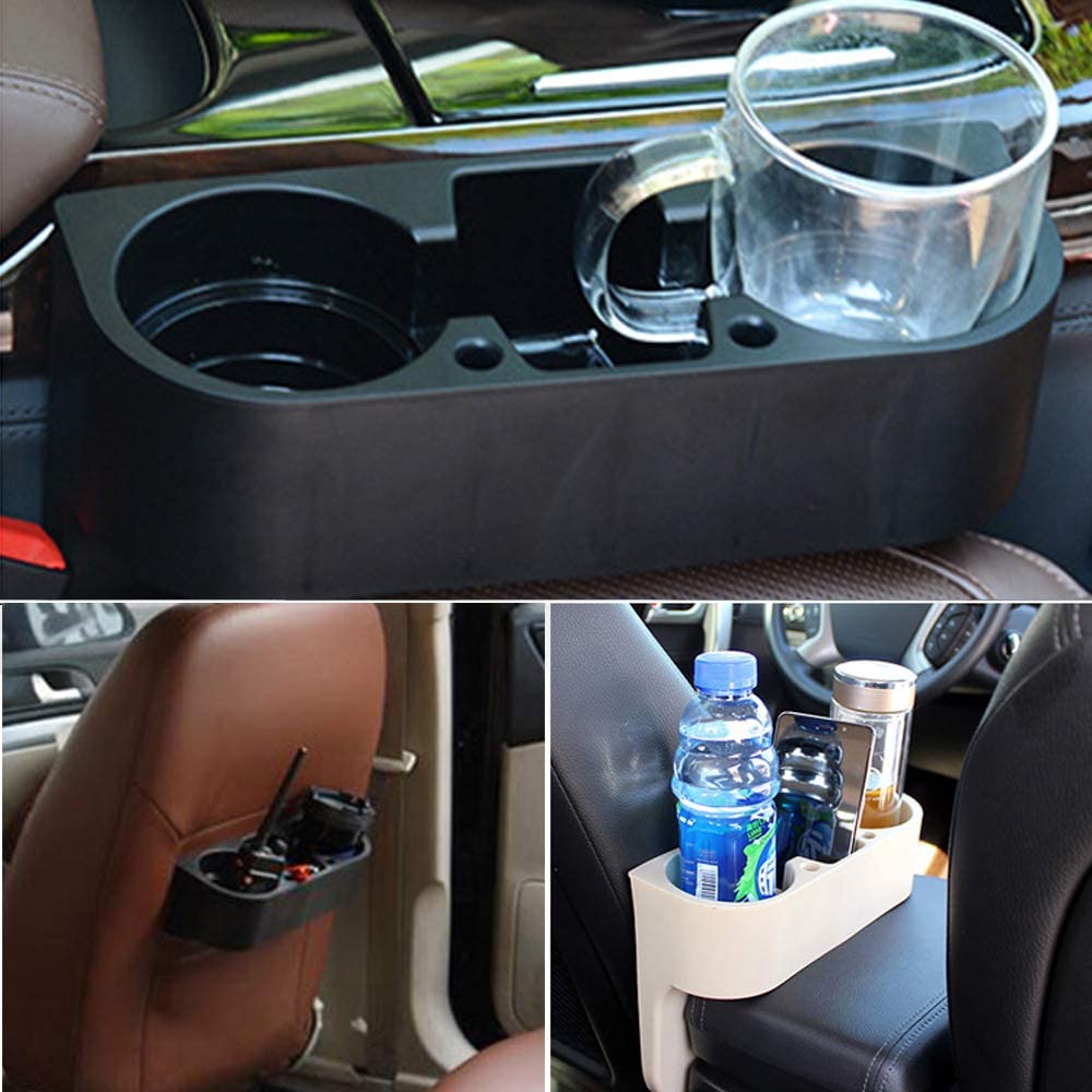 Coin Side Pocket Console Side Pocket Leather Cover Car Cup Holder Auto Front Seat Organizer Cell Mobile Phone Holder